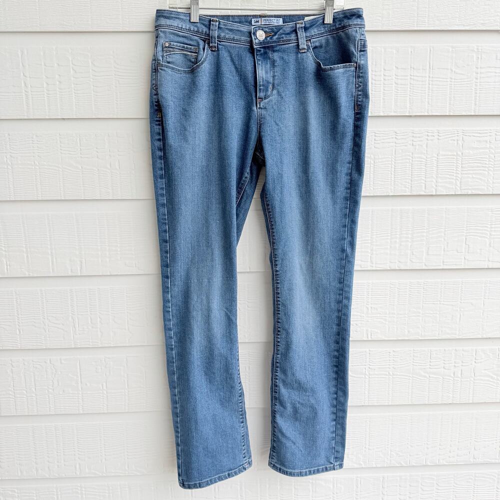 Lee Perfect Fit Light Wash Straight Leg Jeans 12M